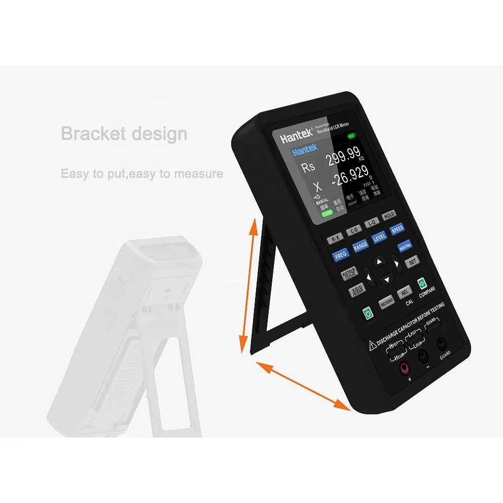 

Hantek1832C Digital LCR Meter Portable Handheld Inductance Capacitance Resistance Measurement Tester Tools