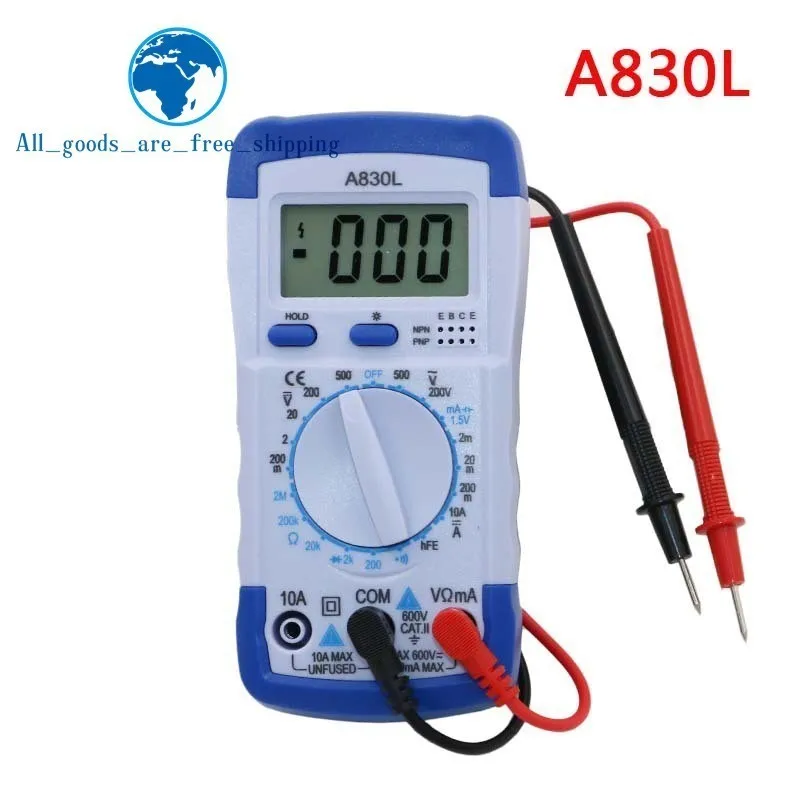 TZT A830L ЖК-цифровой мультиметр DC AC напряжение диод Freguency мульти тест er Вольт Тест er тестовый ток