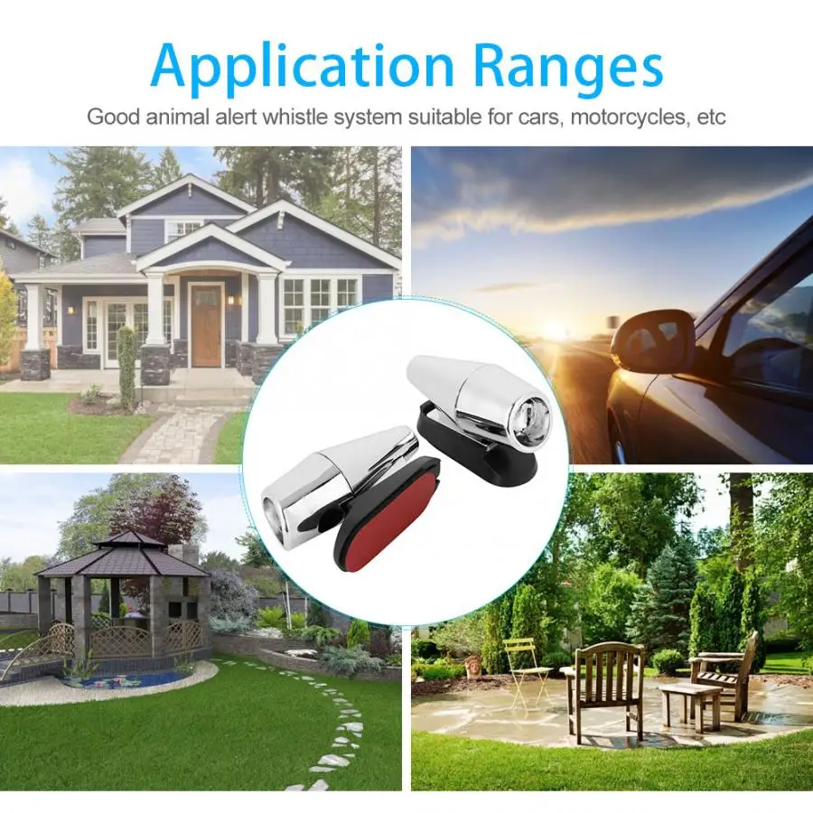 2 Шт Автомобильные Съемная олень змея звуковой сигнал сигнализации