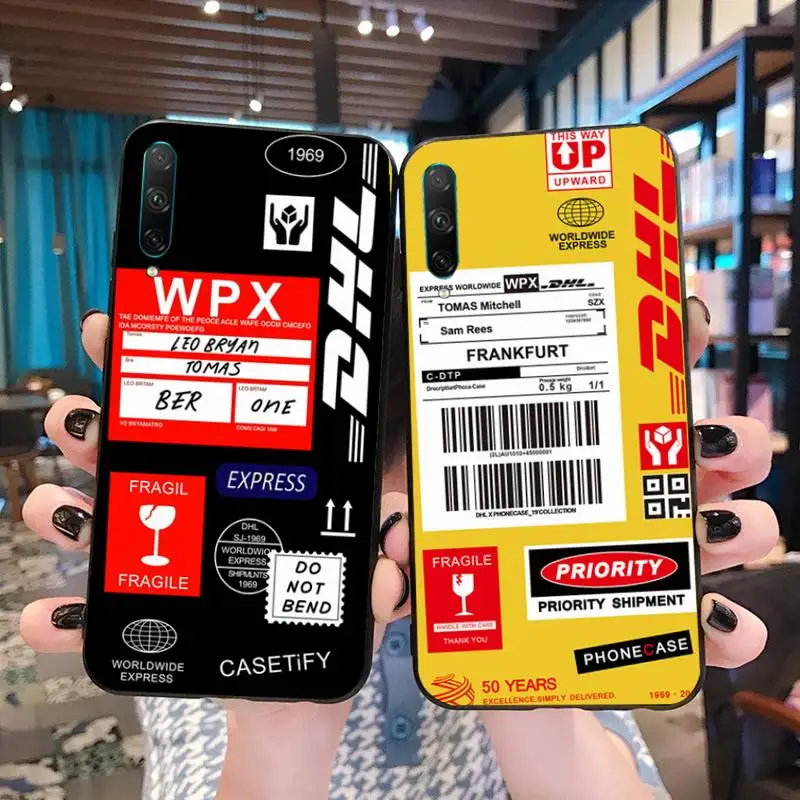 DHL Express чехол для телефона из мягкого силикона и ТПУ с этикеткой 50-го юбилейного