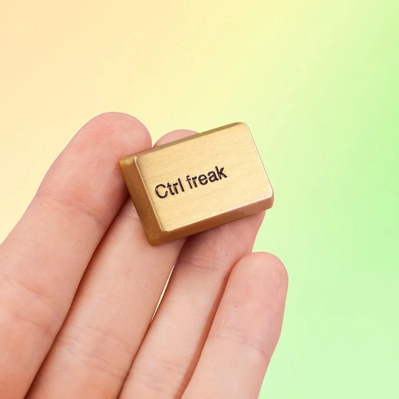 

Control Freak Key Enamel Pin