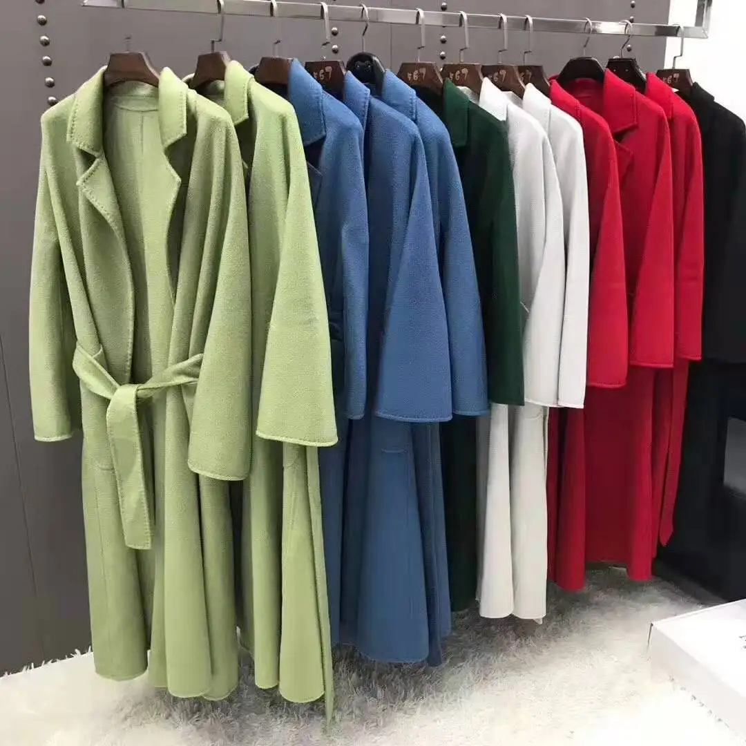 Новое поступление 2019 классическое женское длинное двустороннее шерстяное