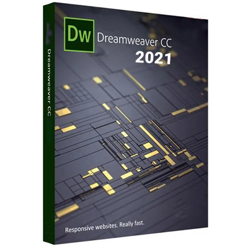 

Dreamweaver 2021 Web Code Editor Tool Software Support Win/Mac System, Book