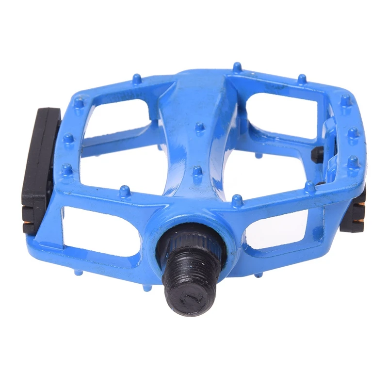 2 шт. Нескользящие синие педали из алюминиевого сплава для MTB велосипеда | Спорт и