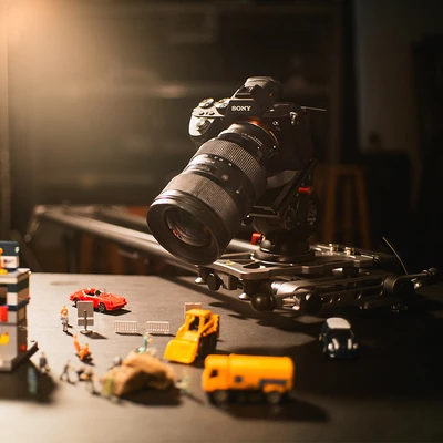 YC слайдер для камеры из углеродного волокна с регулируемым углом наклона