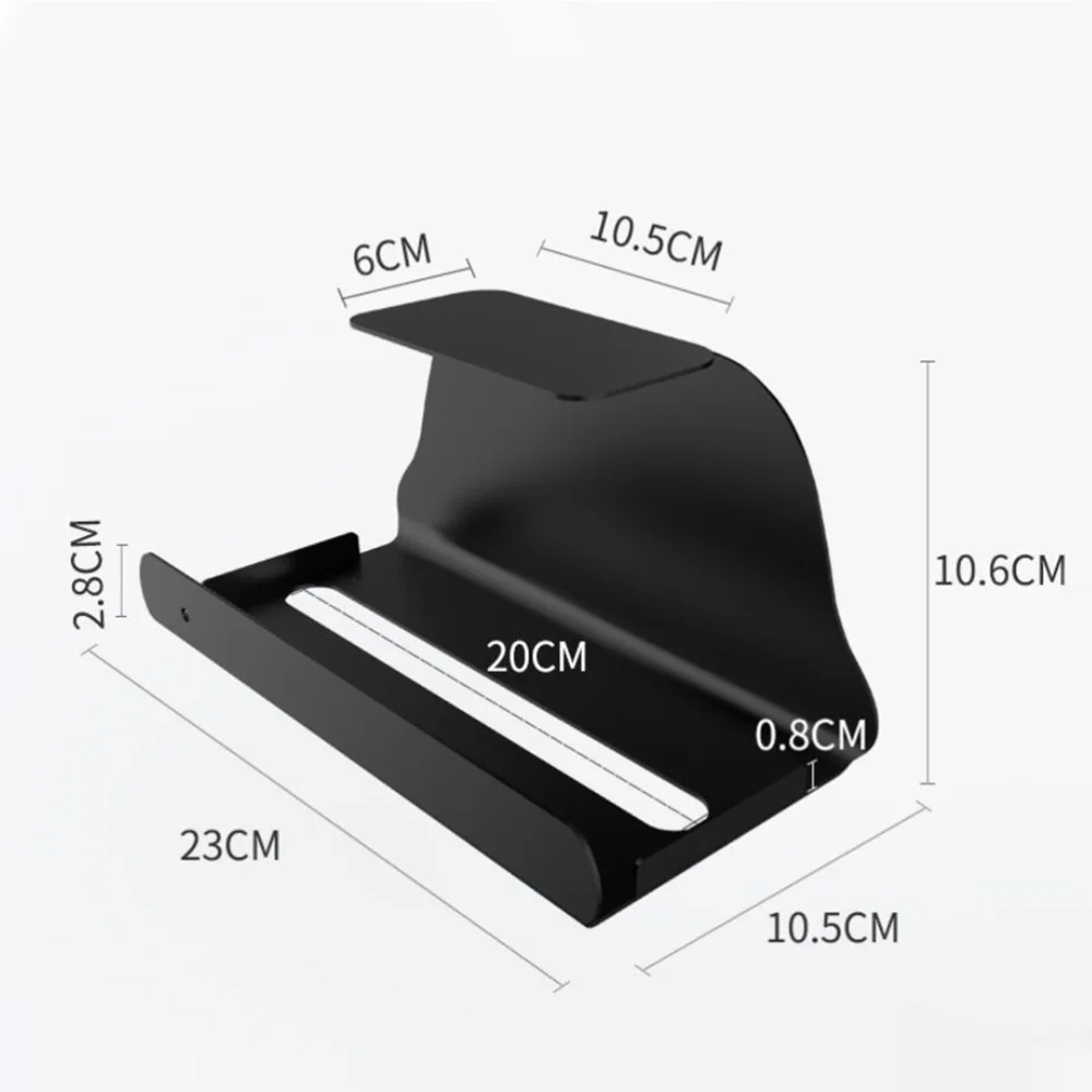 

1Pc Kitchen Punch-free Tissue Case Practical Roll Paper Box Holder (Black)