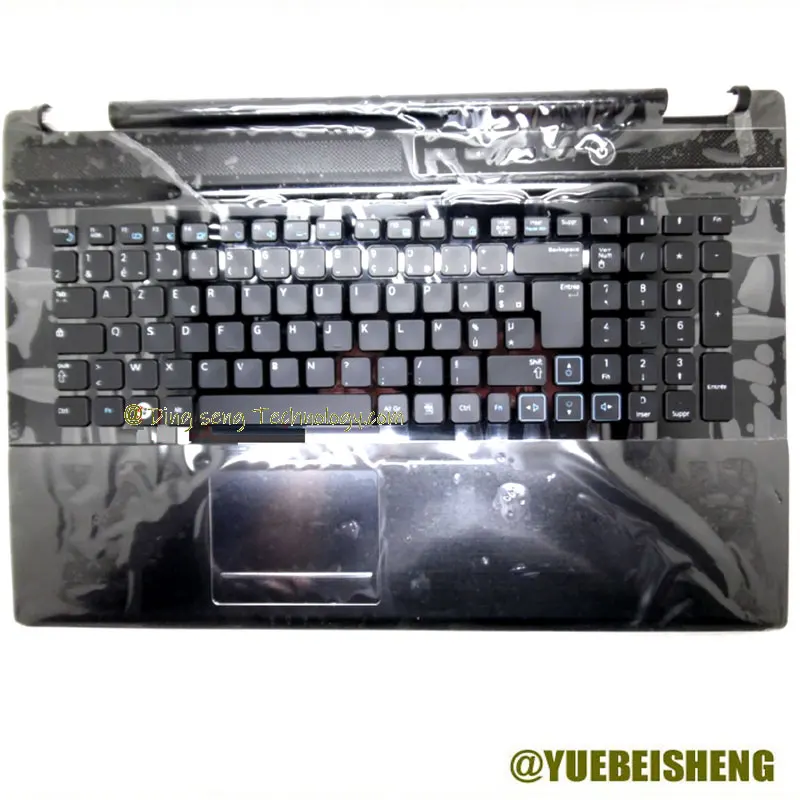

YUEBEISHENG New/org For SAMSUNG RF710 RF711 RF712 Palmrest EUR keyboard upper cover Touchpad