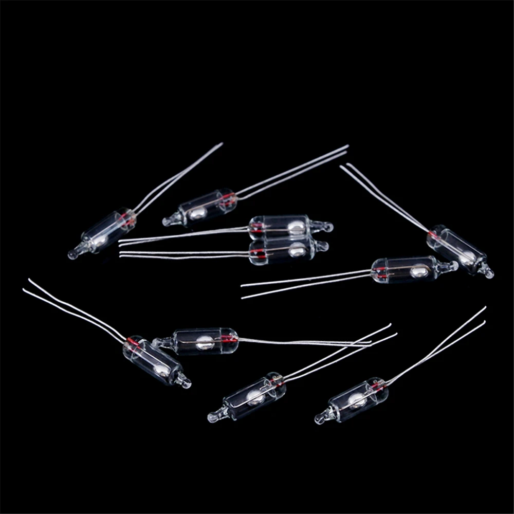 10 шт./лот 3 мм Переключатель ртути Наклонный переключатель однонаправленный