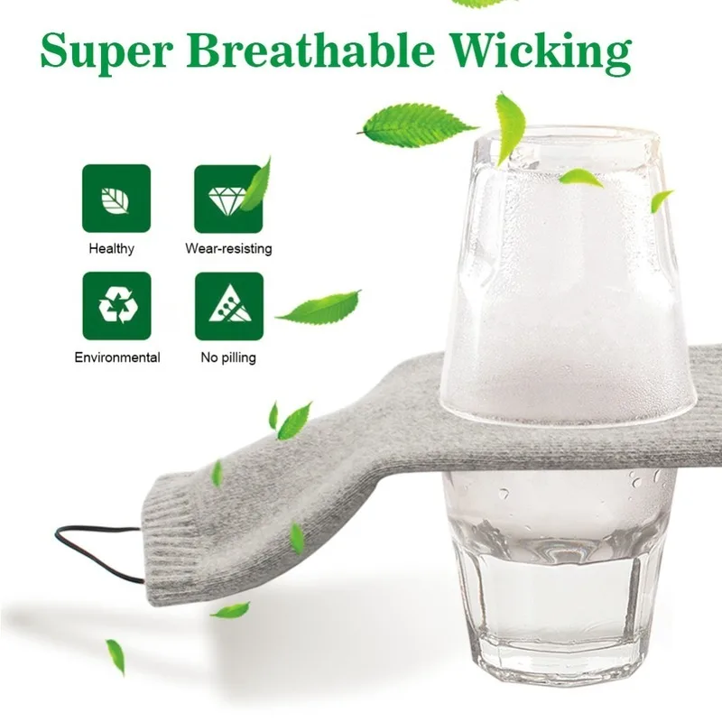 Умные носки с электрическим подогревом спортивные лыжные гетры для пеших