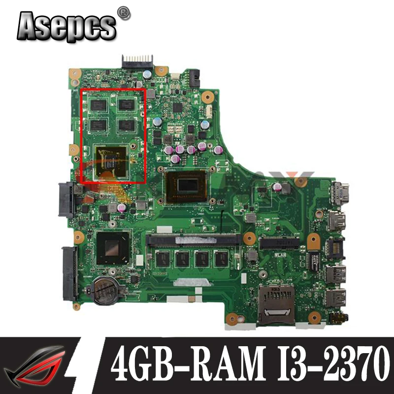 

Материнская плата Akmey X450CC для ноутбука Asus X450CC X450C X450, протестированная оригинальная материнская плата 4GB-RAM I3-2370 GT720M