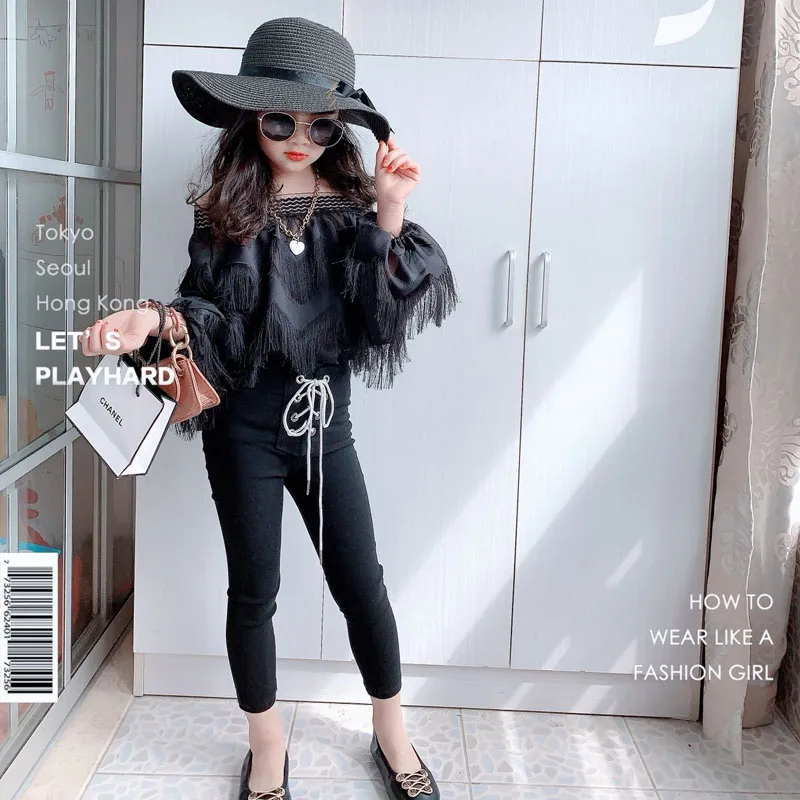 Весенне-летние штаны для девочек обтягивающие брюки малышей детские базовые