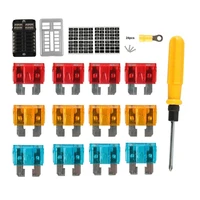12 way fuse box with screws blade led indicator waterproof insulation fuse block holder kit screws terminals for rv yacht