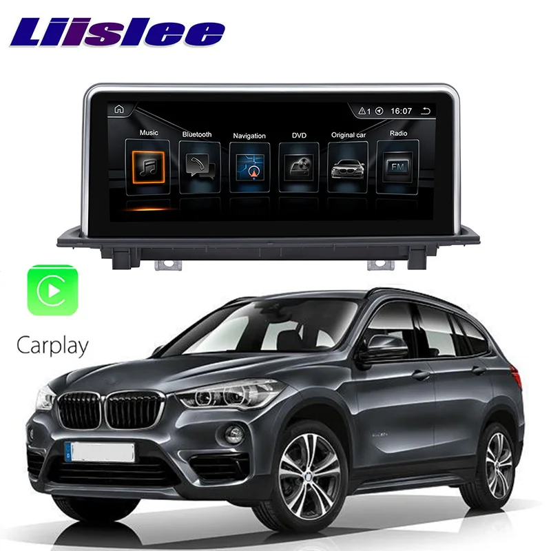 Автомагнитола LiisLee с GPS Навигатором 10 дюймов Hi Fi стерео для BMW X1 F48 2016 ~