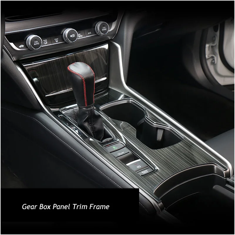 Отделка панели коробки передач автомобиля Обложка рамы наклейки полоски