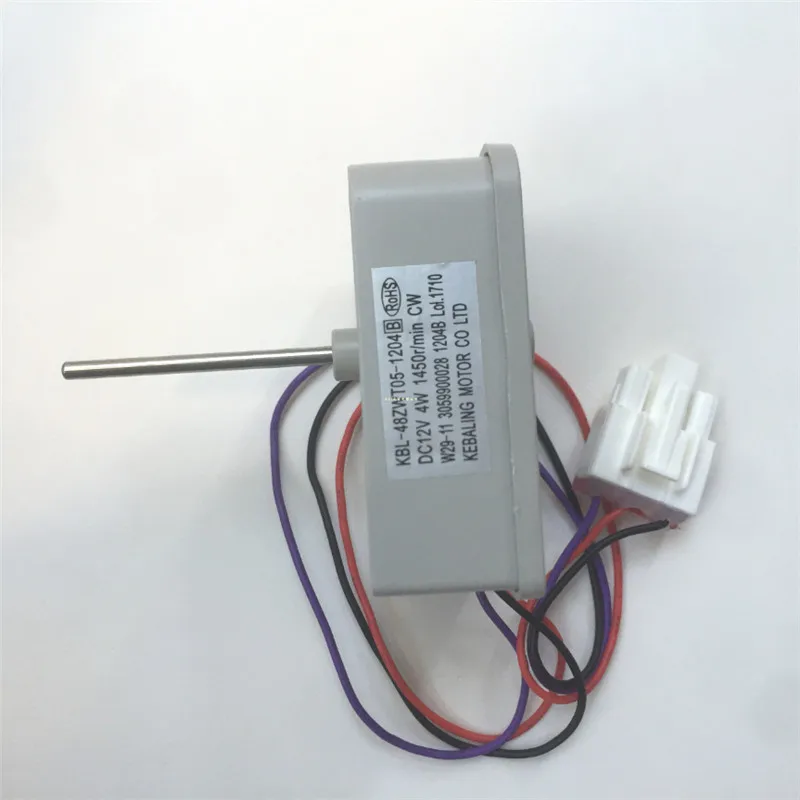 Двигатель вентилятора холодильника TCL KBL-48ZWT05-1204 DC12V 4W 1450r/min CW W29-11 3059900028 Мотор 1204B