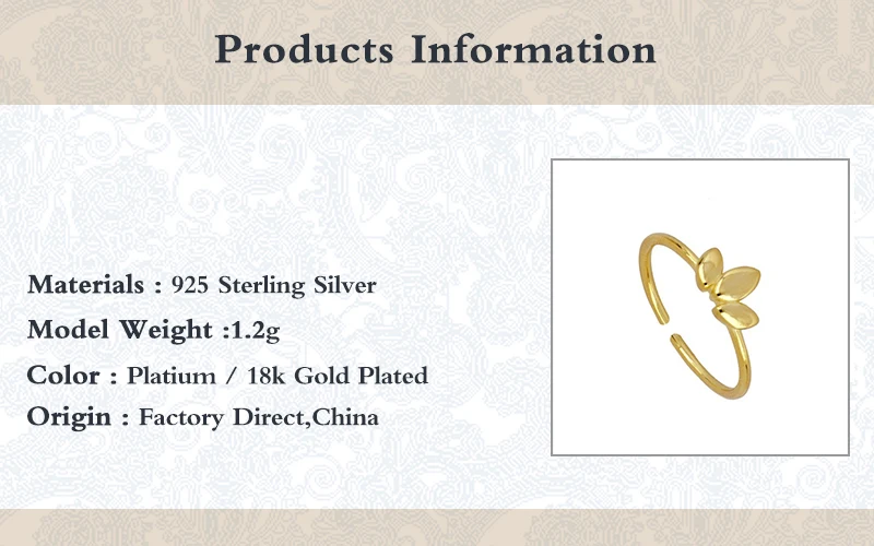 

VINY Geometric Clover Open Finger Ring 925 Sterling Silver Bague Femme Gold/Silver Rings For Women 2021 Trend Wind Weave Aneis