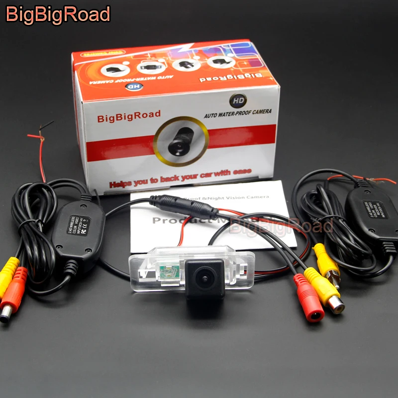 BigBigRoad For BMW 7 Series 735 740 745 750 E38 E39 E46 E60 E61 E65 E66 E92 Vehicle Wireless Rear View Camera HD Color Image | Автомобили