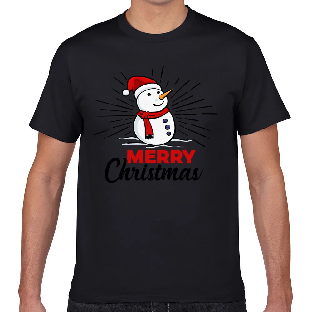 

Футболка мужская с надписью "merry christmas", "Снеговик", "забавная", "Харадзюку", "Geek", "принт", fa001