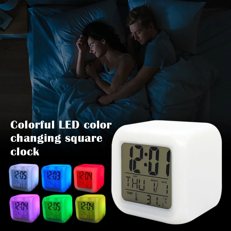 

Boys And Girls Alarm Clock Easy To Set Big Display Handheld Night Clock LED Night Clock Best Gift For Kids PI669