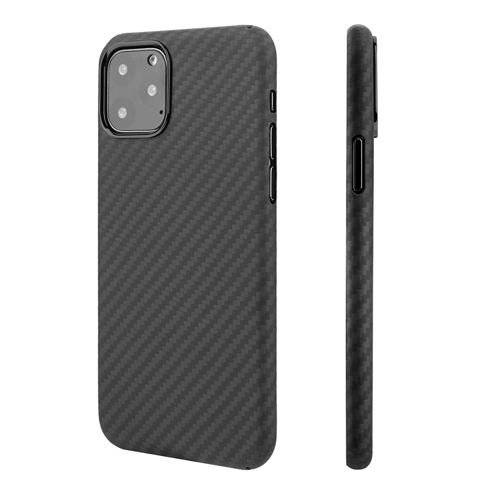 Роскошный чехол из углеродного волокна с рисунком для iPhone 11 полной защитой