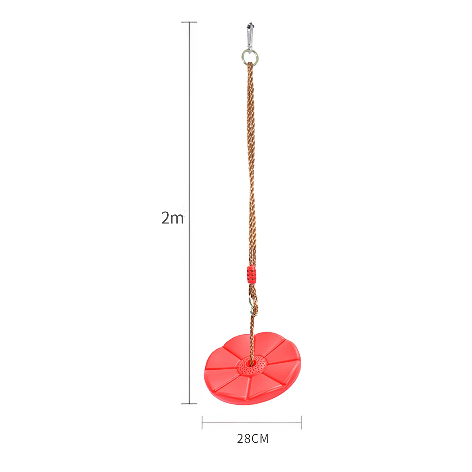 

Kids Tree Swing Climbing Rope with Platforms Disc Tree Swing Seat Outdoor Indoor Swings and Swing Set Climbing Accessories