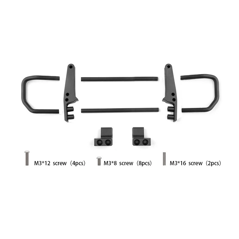 Металлический передний бампер и основание для 1/10 RC гусеничного автомобиля Traxxas