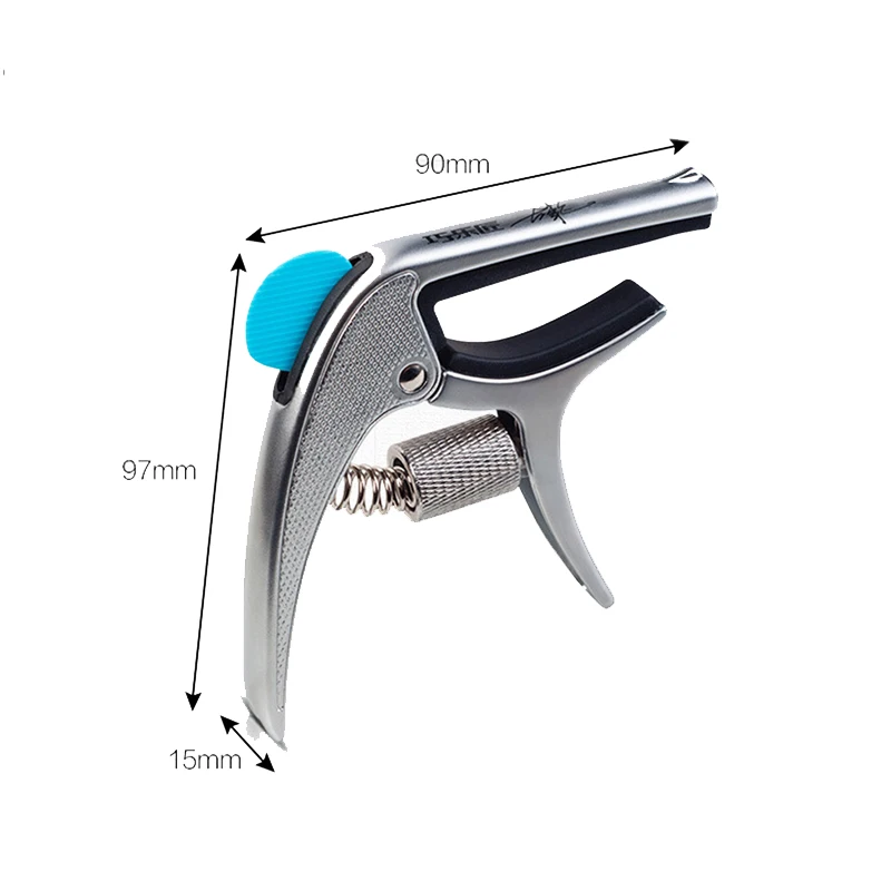 Металлический каподастр для гитары Зажим с регулируемым давлением винтом колеса и палочки слот для акустических гитар электрические гитары укулеле
