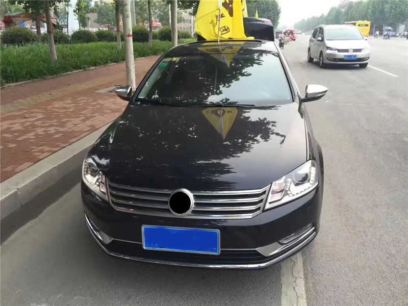Для V W Passat B7 CC Scirocco Bee1 пара матовых хромированных крышек для зеркала заднего вида