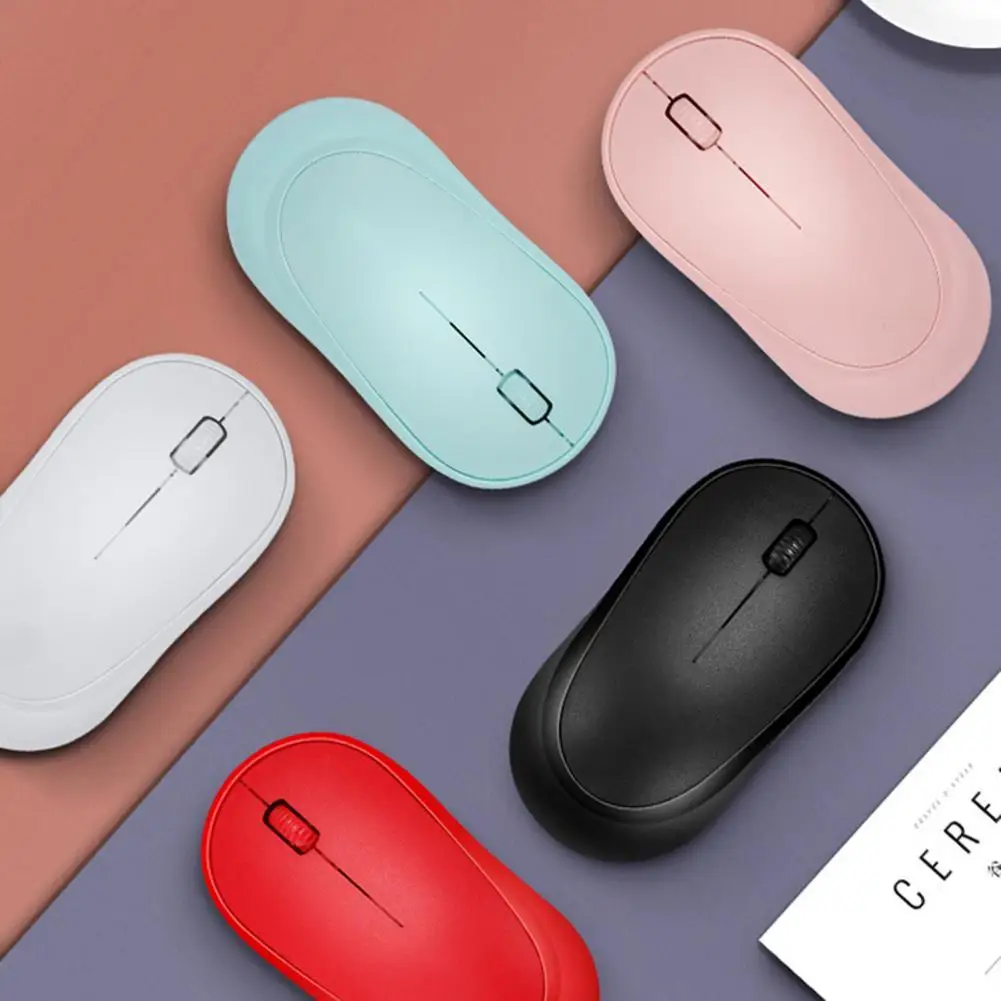 

Q18 Wireless Bluetooth-compatible Mouse Rechargeable Dual Modes Bluetooth 1600DPI 2.4GHz Wireless Mouse for Office