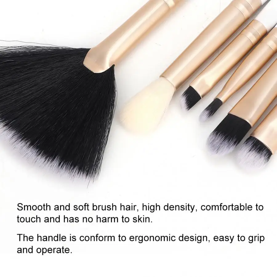 

Beauty 10pcs Professional Foundation Eye Shadow Brush Portable Cosmetic Brush Makeup Tool Professional Makeup Brushes