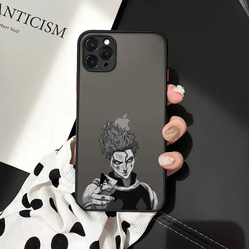

hunter x hunter Phone Cases matte transparent For iphone 7 8 11 12 plus mini x xs xr pro max cover