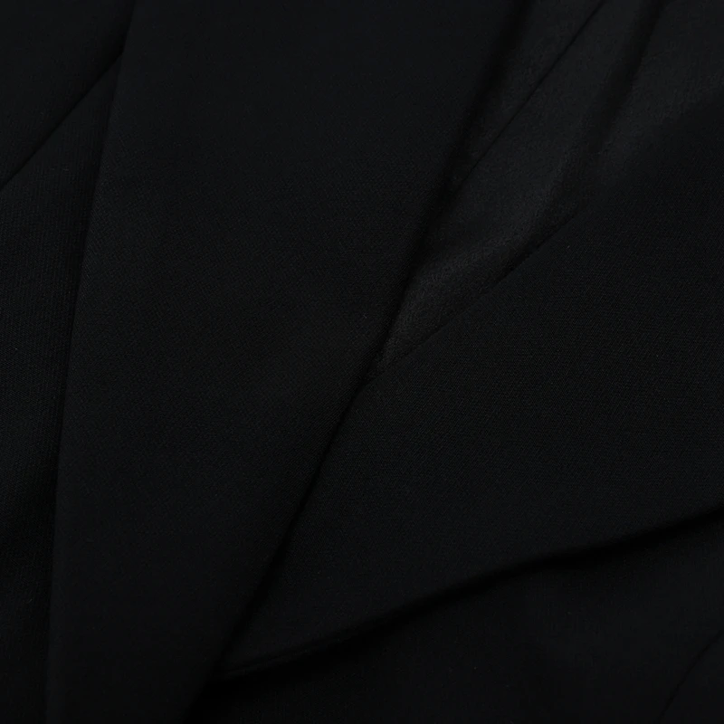 INDRESSME, новинка, модный блейзер с v-образным вырезом, на молнии, с длинным рукавом, приталенный брючный костюм с разрезом, в стиле панк, комплект из двух предметов