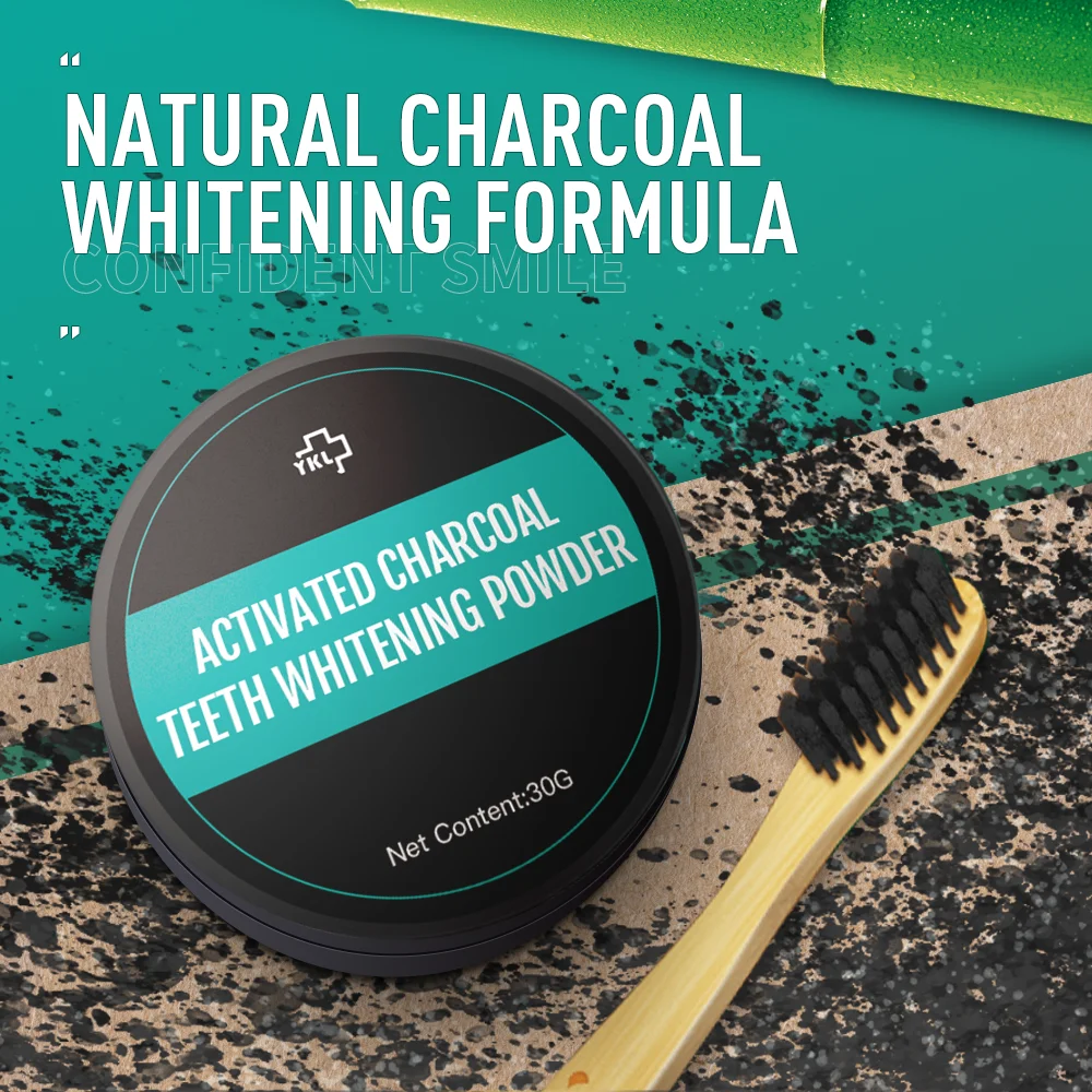

Y-Kelin активированный уголь бамбуковый порошок для отбеливания зубов натуральный черный отбеливатель зубов Зубная паста для чувствительнос...