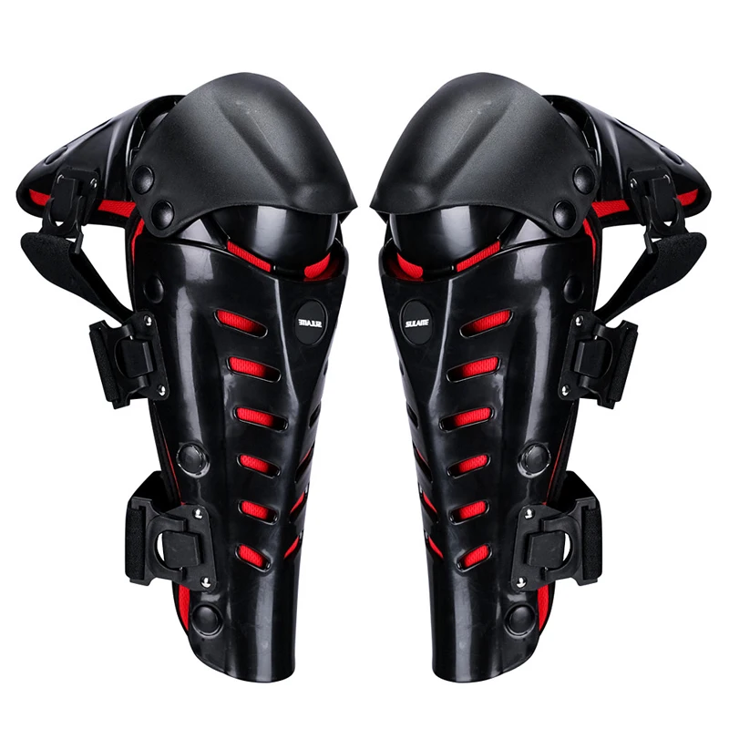 

Knee Pads Protective Guard/Knee Shin Guards Motorcycle Gear Set with Adjustable Knee Cap Pad Protector for Motocross ATV Skating