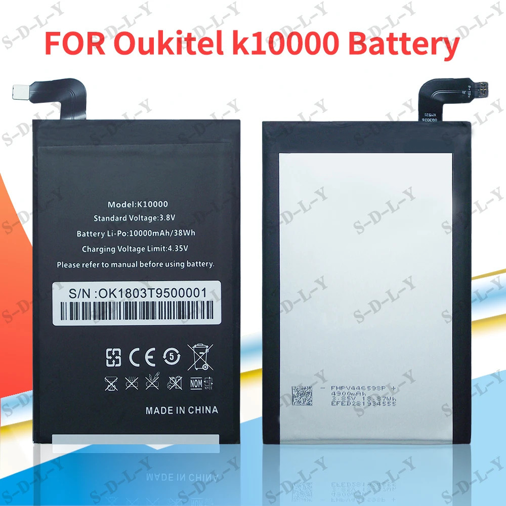 Аккумулятор Oukitel k10000 100% новый высококачественный аккумулятор 10000 мАч сменный
