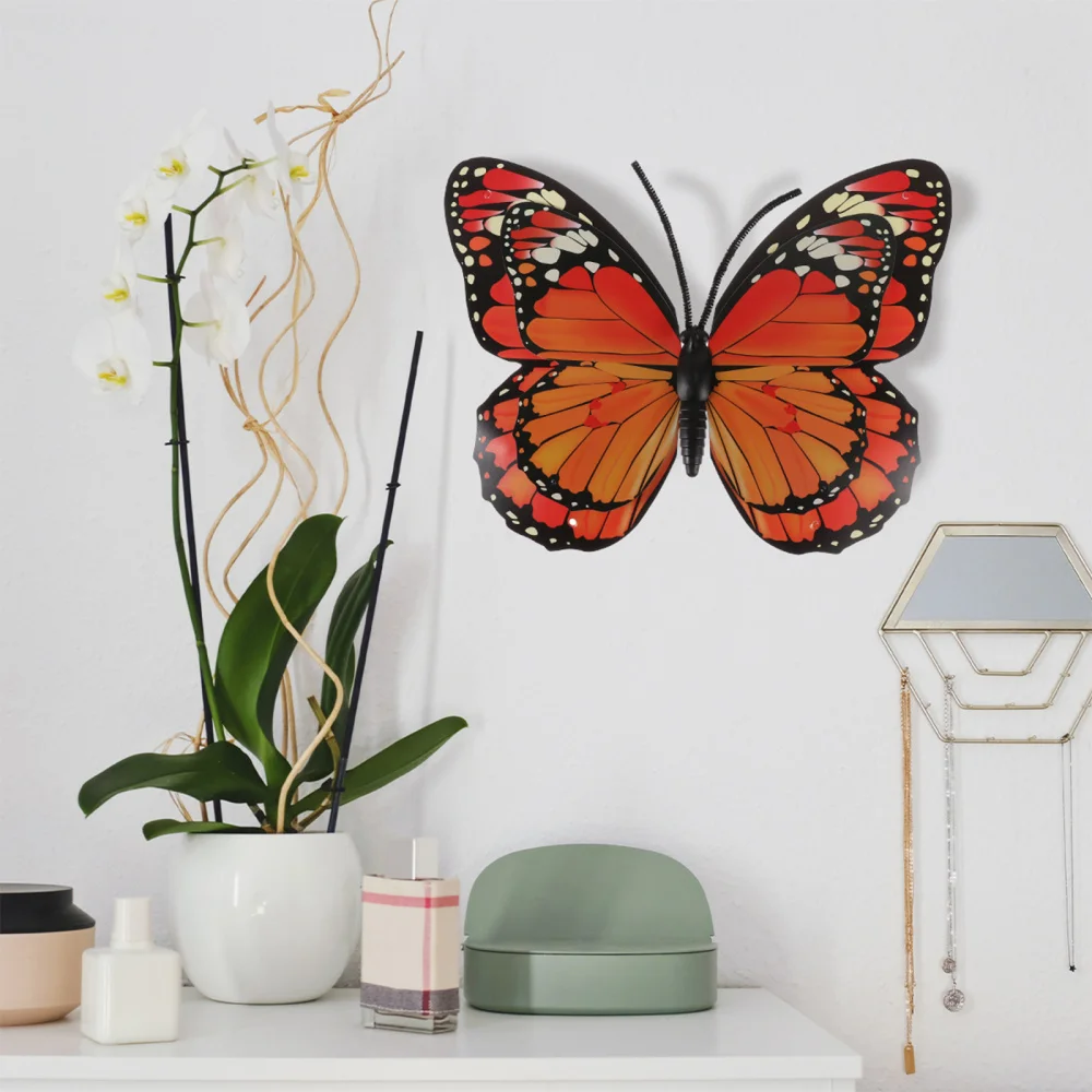 

40cm Home Adornment False Butterflies Delicate Magnet Design Indoor Ornament