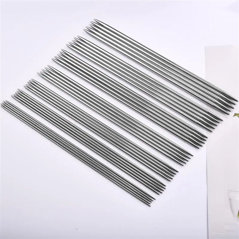 5 шт./компл. вязальные спицы из нержавеющей стали 20 см прямой вязальный крючок