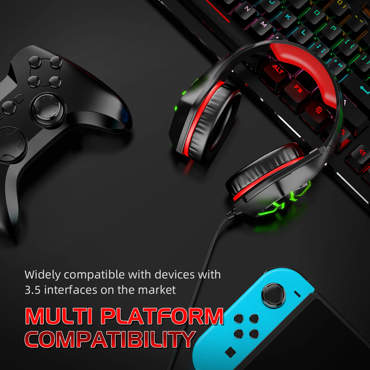 

Для ПК геймера для PS4 Xbox One игровая гарнитура наушники с микрофоном профессиональные геймерские наушники объемный звук