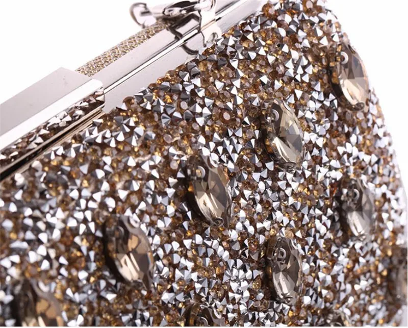 

2020 luxury diamond evening clutch sequins banquet clutch wallets wedding women purse bling shoulder bags drop shipping MN1465