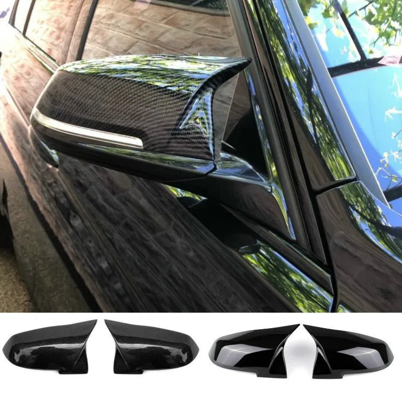 

For BMW 1 2 3 4 X M Series Rear View Side Mirror Cover F20 F21 F22 F23 F30 F32 F36 X1 E84 F87 M2 Carbon Style Car Accessories