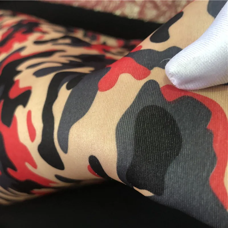 

10 yards a dozen 2mm Camouflage White SRB Neoprene Fabrics Wind Proof Neoprene Fabric For Mask Diving Anti Vibration Protection