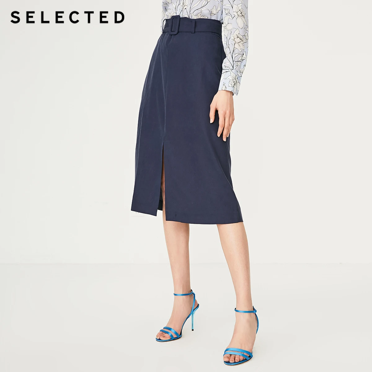 Женская летняя юбка из Tencel A-lined S | 41924C525 одежда