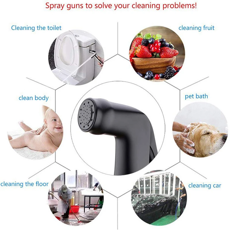 Self Cleaning Handheld Toilet Bidet Sprayer Set Kit Stainless Steel Hand Faucet For Bathroom Shower Head | Обустройство дома