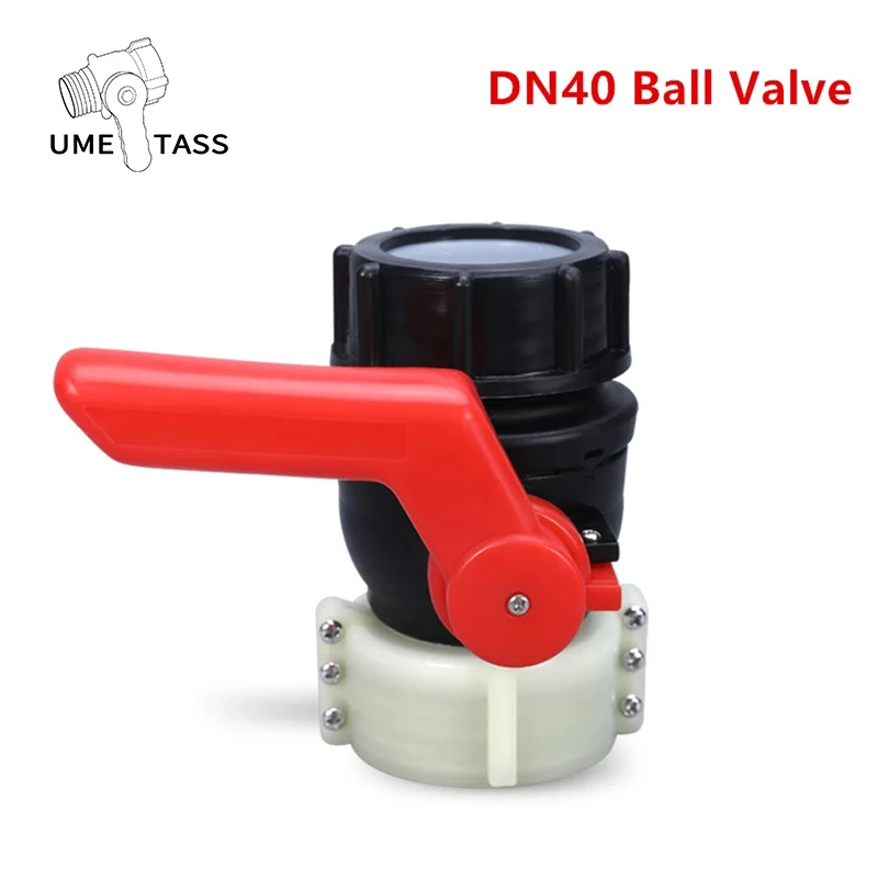 

High quality DN40 Ball Valve for Chemical IBC tank Garden water barrel connection Acid and alkali resistance