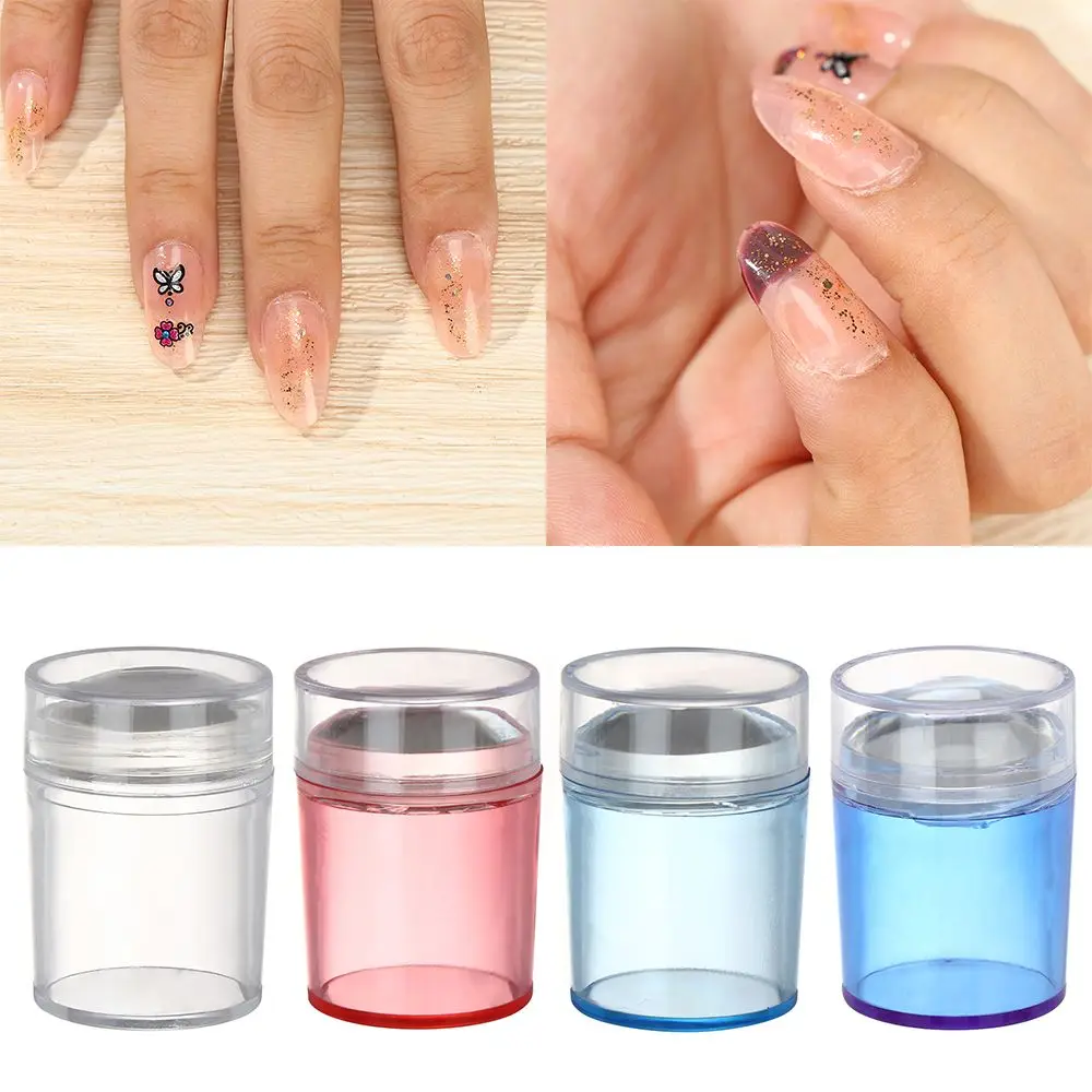 

DIY Picture Silica Gel Painted Nail Seal Seal Printing Tools Fully Transparent