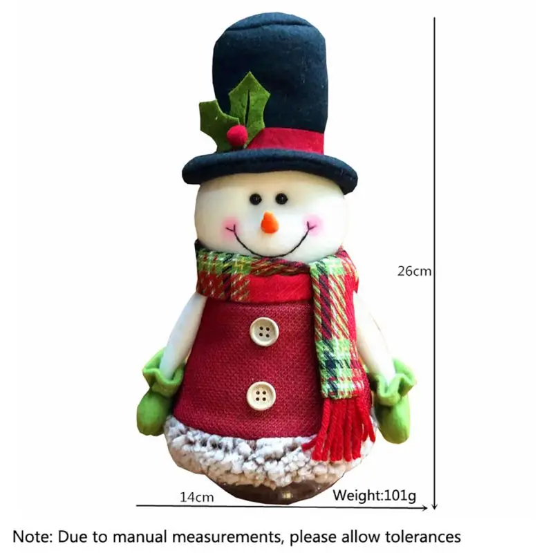 Рождественская банка для конфет дизайнерские украшения куклы из мультфильма