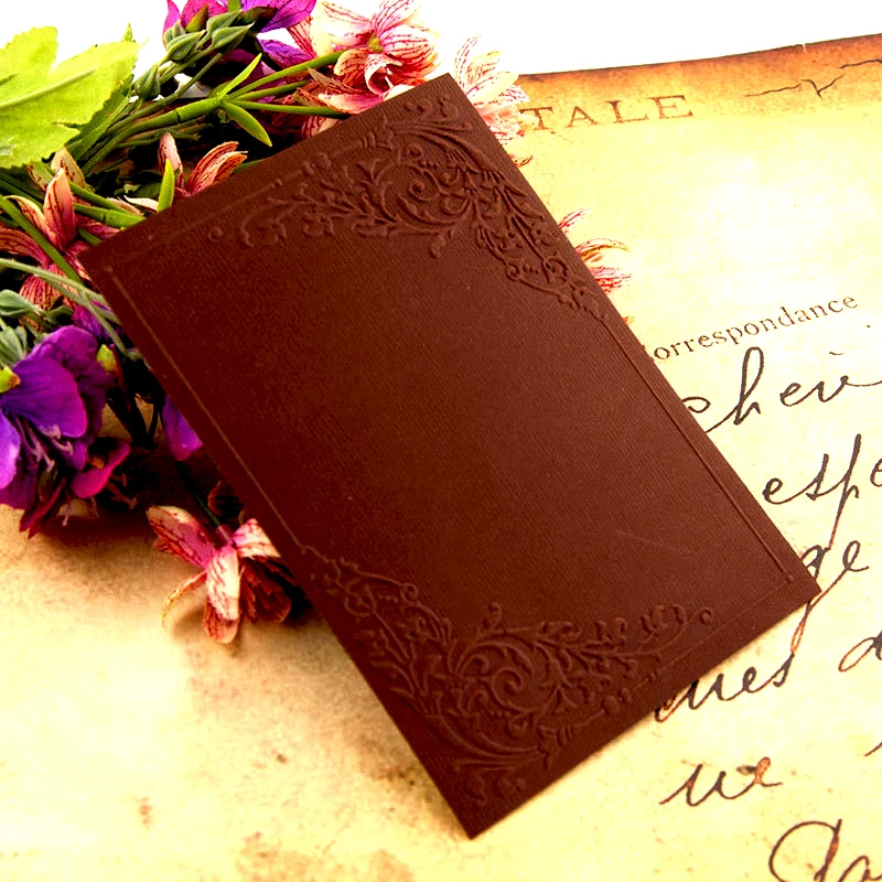 Цветочные края искусственный пластиковый шаблон для скрапбукинга сделай сам