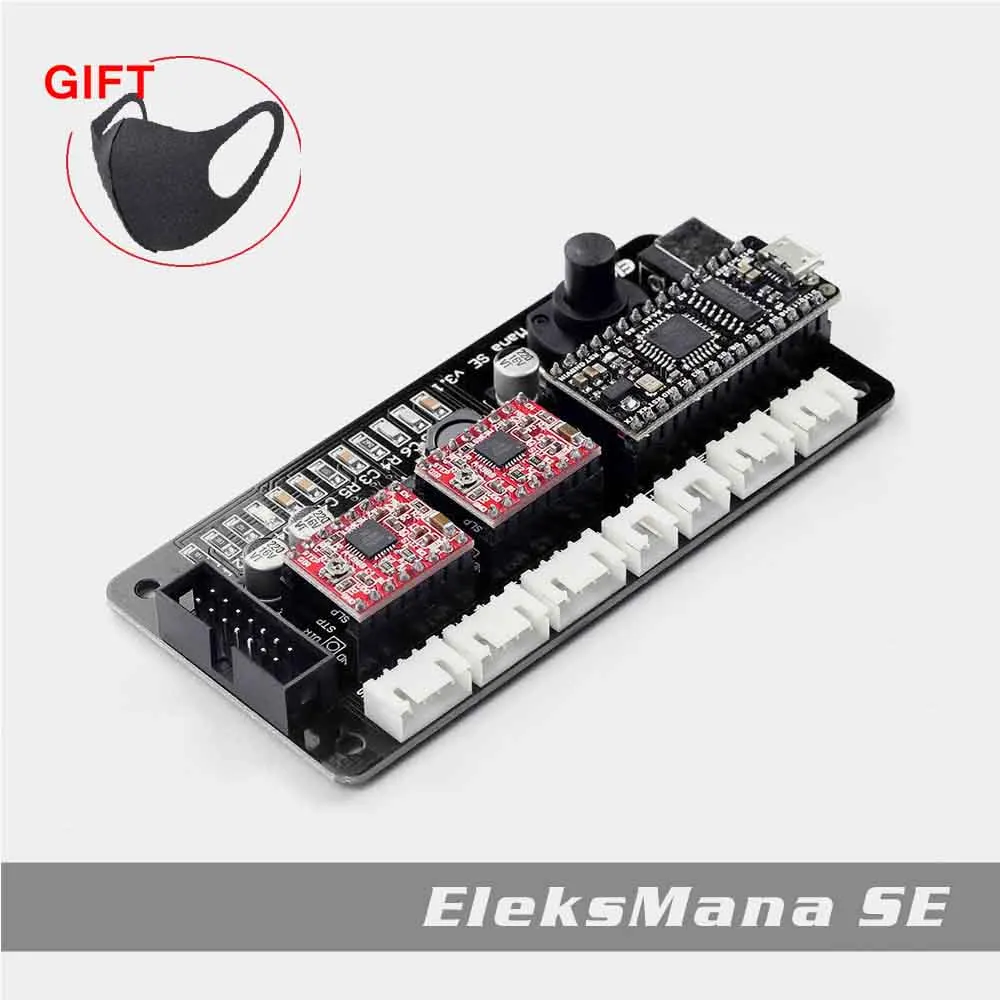 EleksMana SE V3.2 2 осевой Управление доска ось XY С Чехол CNC аппарат для лазерной порезки