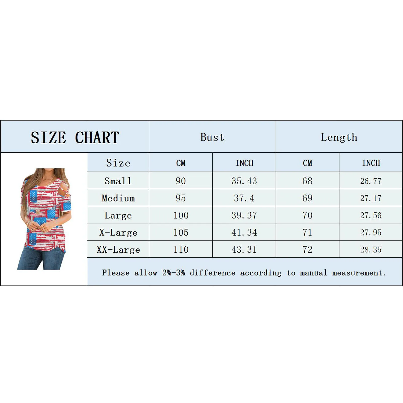 

Summer Short Sleeve Print T-shirts Women Casual Off Shoulder Tees Tops Female Basic Tshirts For Independence Day Vetements Femme