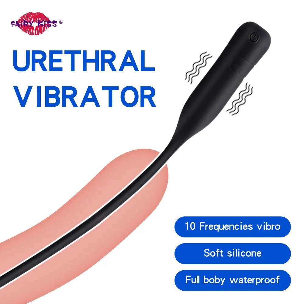

Vibrating Urethral Dilator Penis Plug Catheter Sounding Sex Toys For Men Horse Eye Stick Masturbator Urethra Sound Stimulator